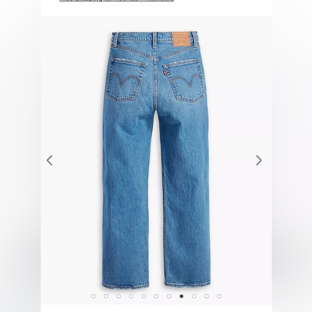 Levi's Ribcage Straight Ankle Jeans 25 x 31 - Picture 7 of 15